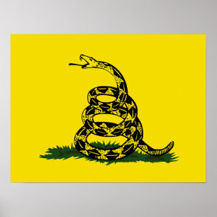 Gadsden flagga variant poster