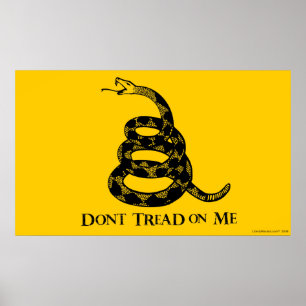 Gadsden flaggaaffisch poster