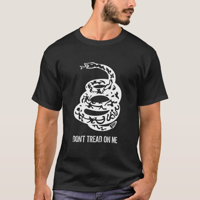 Gadsden flaggaT-tröja T-shirt (Framsida)