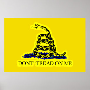 Gadsden (Gå inte på mig) SpecialFlagga för Flagga Poster