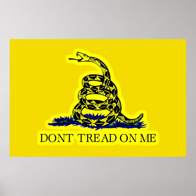 Gadsden (Gå inte på mig) SpecialFlagga för Flagga Poster (Framsidan)