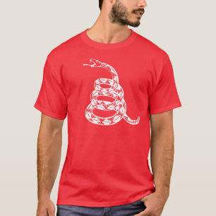 Gadsden orm - vit t shirt