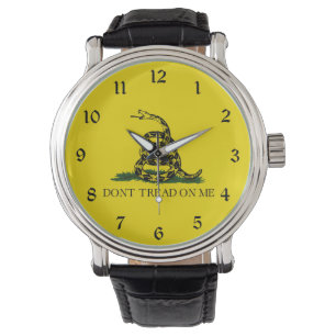 Gadsden Rattlesnake Flagga: Revolutionary Krig 177 Armbandsur