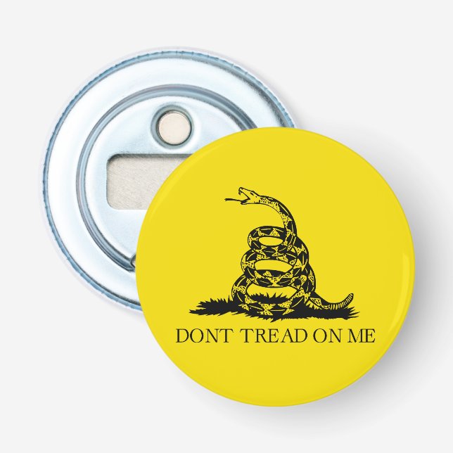 Gadsden Rattlesnake Flagga: Revolutionary Krig 177 Flasköppnare (Framsidan)