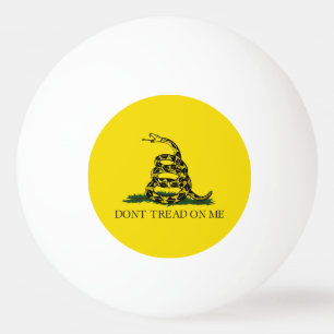 Gadsden Rattlesnake Flagga: Revolutionary Krig 177 Pingisboll