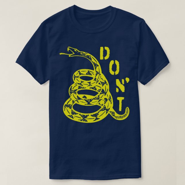 Gadsden Snake DONT T Shirt (Design framsida)
