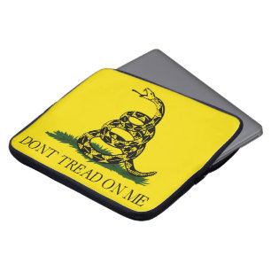 Gadsdenflaggan (Trampa inte på mig) (Ormflaggan) Laptop Fodral