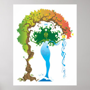 Gaea-utskrift Poster