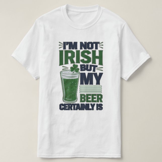 Gaelic Beer T Shirt (Design framsida)