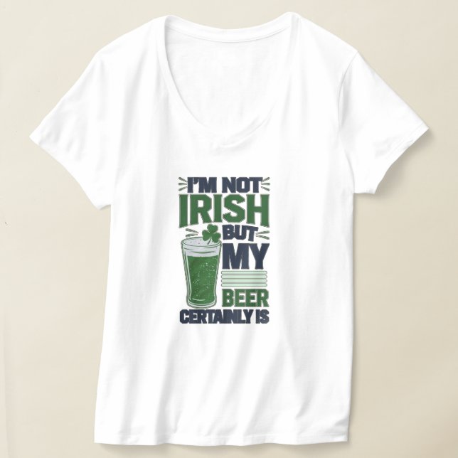 Gaelic Beer T Shirt (Laydown)