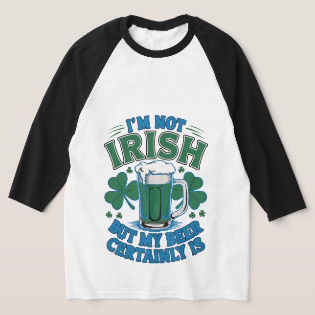 Gaelic Beer T Shirt (Laydown)