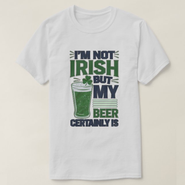 Gaelic Beer T Shirt (Design framsida)