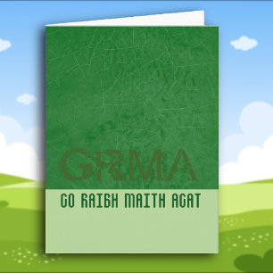 Gaelic Irish Tack GRMA in Emerald Grönt Kort