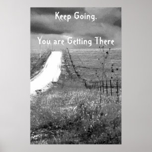 Gående återställningsaffisch för behålla poster