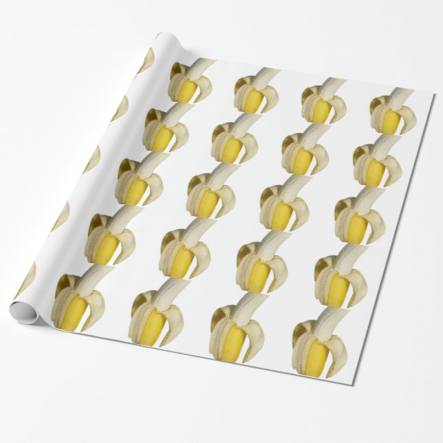 Gående bananer presentpapper (Utrullad)
