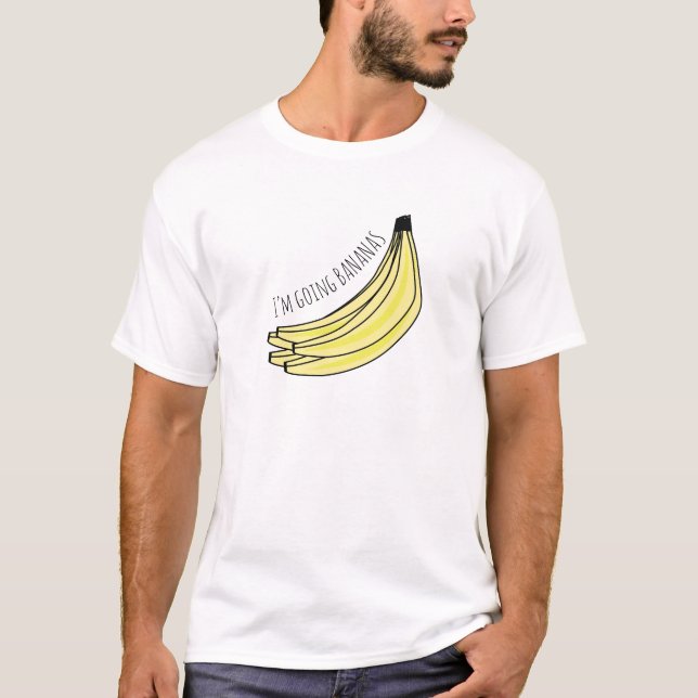 Gående bananer t-shirt (Framsida)