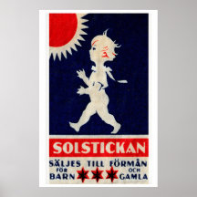 Gående barn - Sverige - Matchbox-utskrift
