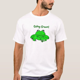 Gående grönt! Grodaskjorta Tee Shirt