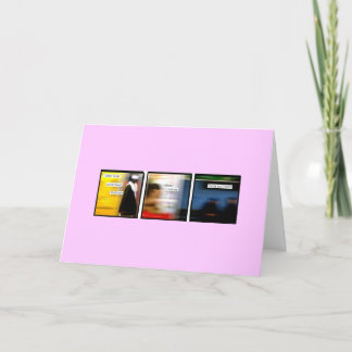 Gående kommando på din födelsedag kort