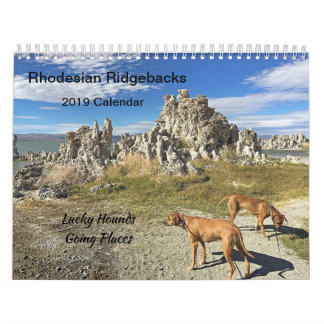 Gående ställen för Rhodesian Ridgeback kalender