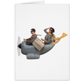 Gående ställen hälsningskort