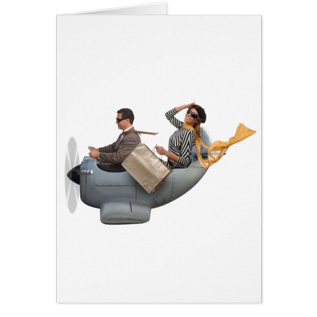 Gående ställen hälsningskort (Framsidan)