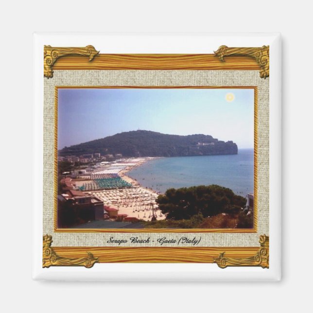 Gaeta Beach Magnet (Framsidan)