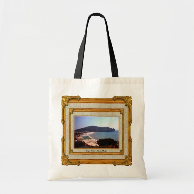Gaeta Beach Vintage Ram Tygkasse (Framsidan)