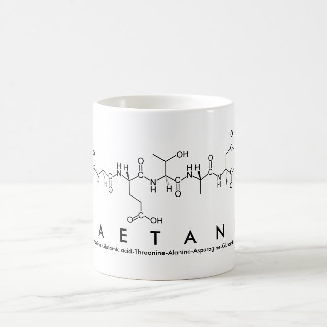 Gaetane peptide namn mugg (Center)