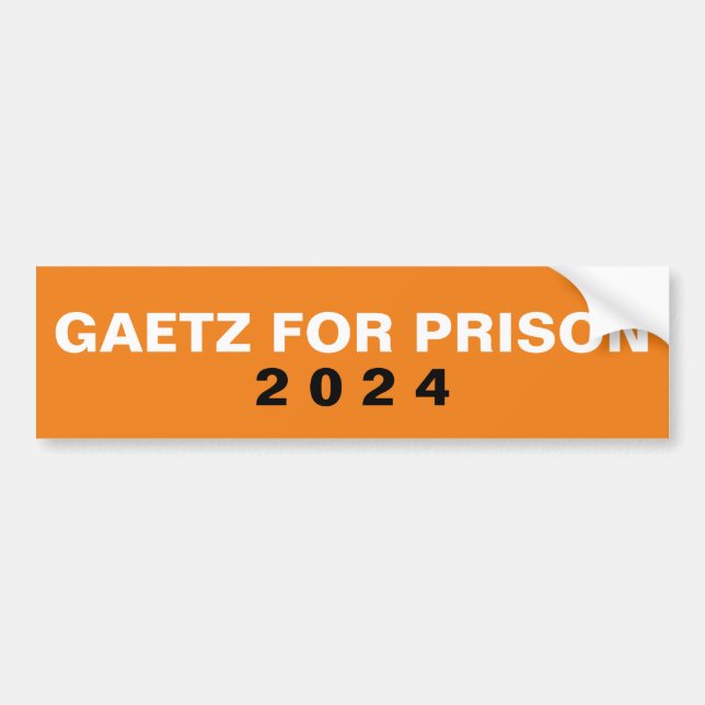 Gaetz för fångsten bildekal (Framsidan)