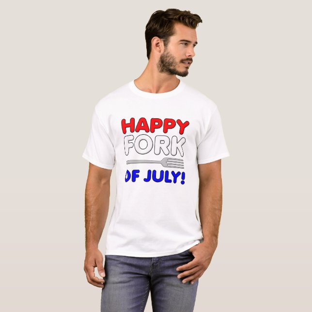 Gaffel av rolig juli T-shirt (Hel framsida)