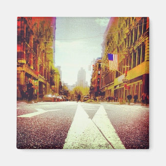 gaffel på väg magnet