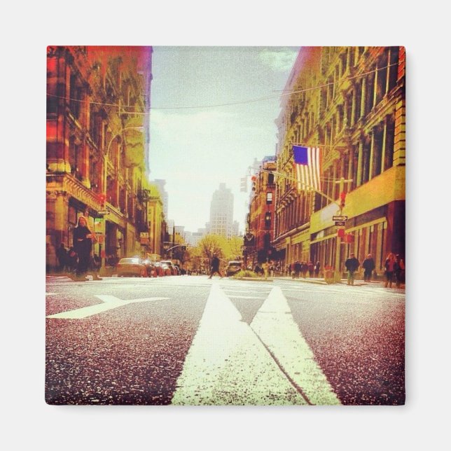 gaffel på väg magnet (Framsidan)