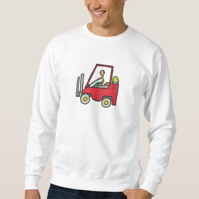 Gaffeltruck Lång Ärmad Tröja (Framsida)