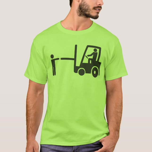 gaffeltruckslagsmål t-shirt (Framsida)