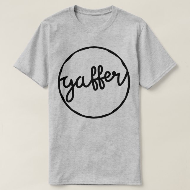 Gaffer British Soccer Slang Dialect TShirt T Shirt (Design framsida)