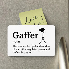 Gaffer-definition - Ställ in Life 4" x 6" Flex Magnet