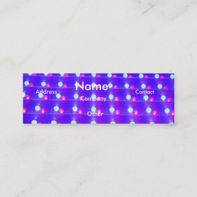 Gaffer-profilkort Mini Visitkort (Framsida)