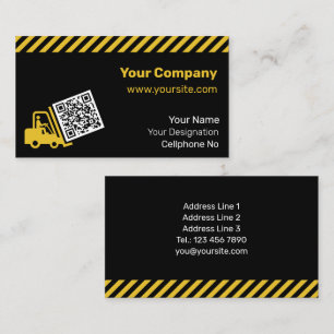 Gaffilft lyft QR-kod Visitkort