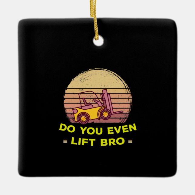 Gafflift? Julgransprydnad Keramik (Framsida)