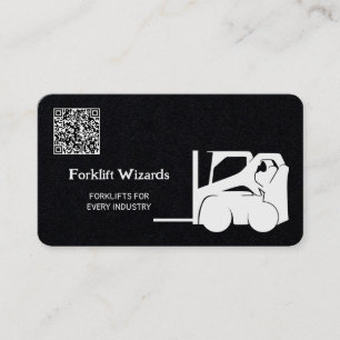 Gafflift Premium-Anpassningsbar QR-kod Visitkort