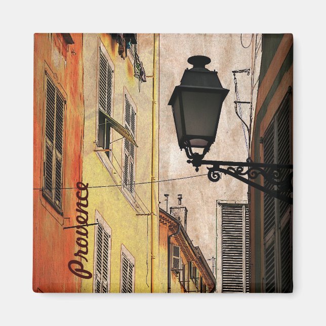 Gaffnet i Provence Magnet (Framsidan)