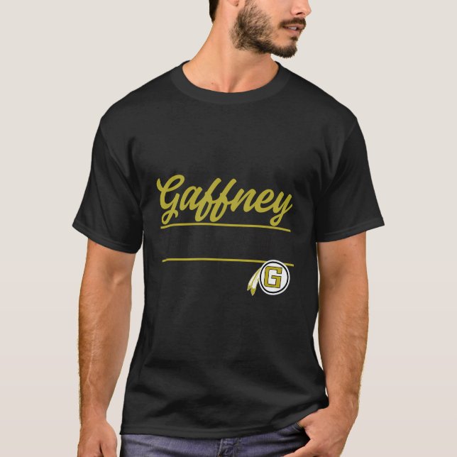 Gaffney High School Indians C4 T Shirt (Framsida)