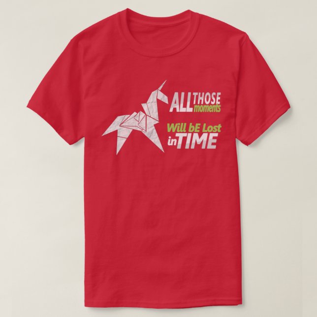 Gaffs Origami Unicorn T Shirt (Design framsida)