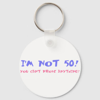 Gag-gåva för att vinga 50 nyckelring