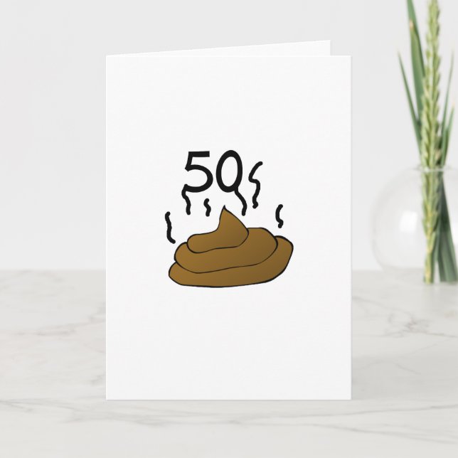 Gag Gift "50:e födelsedagen" Kort (Framsida)