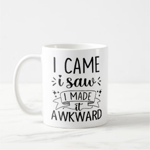 Gag Introvert Gift... Jag såg det som besvärligt Kaffemugg