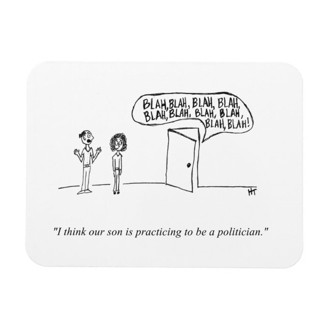 Gag-Tecknad Flexible Magnet (Horisontell)