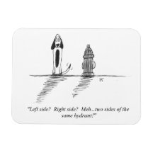 Gag-Tecknad Flexible Magnet