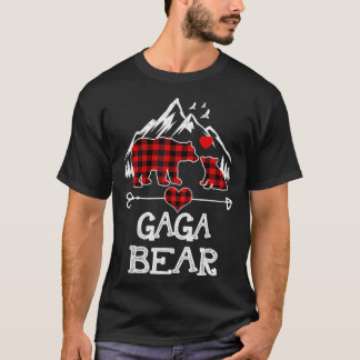 Gaga Bear jul jul Pajama Red Play Buffalo Famil T Shirt